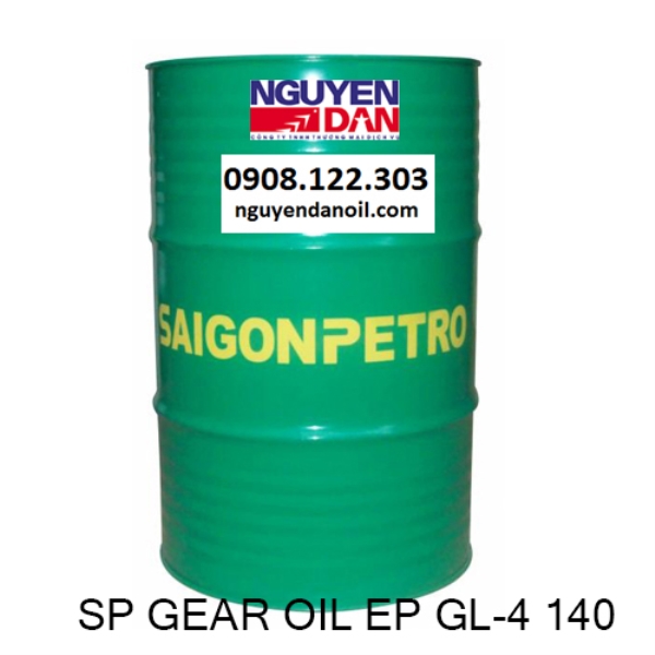 Dầu hộp số SP Gear Oil EP GL-4 140 - Dầu Nhớt Nguyên Đan - Công Ty TNHH Thương Mại Dịch Vụ Nguyên Đan